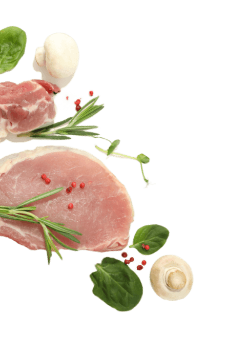Viande de porc avec des légumes